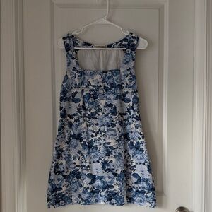 Abercrombie Floral Linen Mini Dress